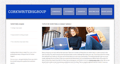 Desktop Screenshot of corkwritersgroup.com